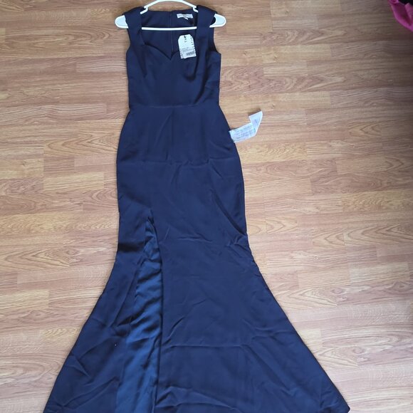 Dress the Population Gown S Monroe Side Slit Dress NWT $248 - Picture 5 of 11